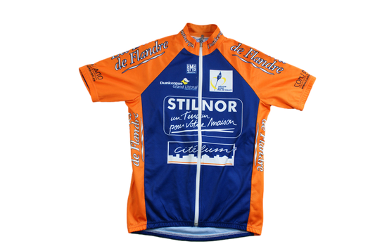 Maillot vélo rétro Santini Dunkerque Stilnor