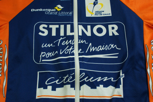 Maillot vélo rétro Santini Dunkerque Stilnor