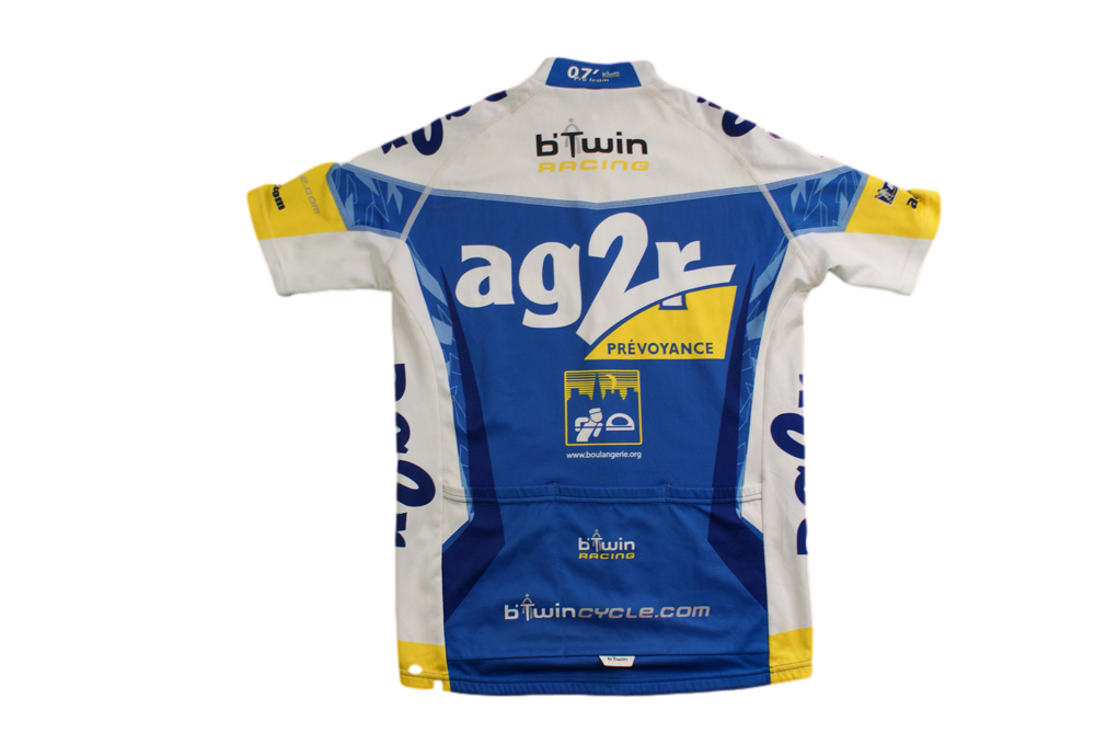 Maillot vélo vintage Decathlon AG2R Michelin UCI b'Twin