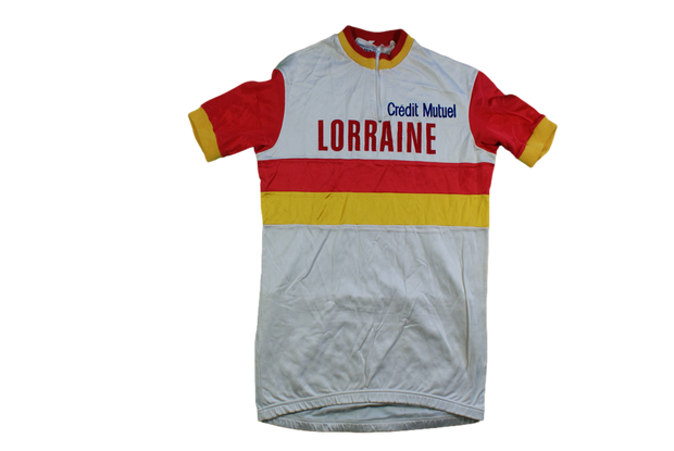 Maillot vélo rétro Crédit Mutuel Lorraine