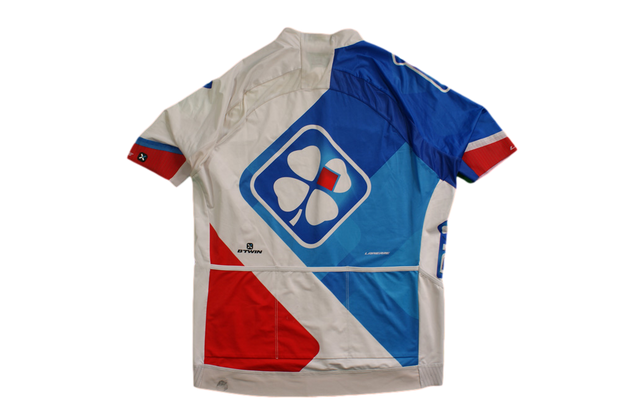 Maillot cyclisme vintage Decathlon Française des jeux Lapierre