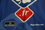 Maillot vélo rétro Decathlon Française des jeux UCI b'Twin Lapierre Le bleuet de France