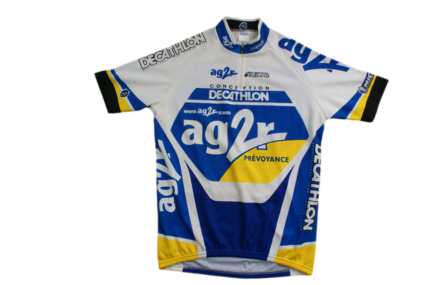 Maillot vélo vintage Decathlon AG2R Michelin