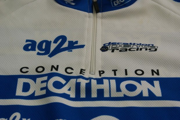 Maillot vélo vintage Decathlon AG2R Michelin