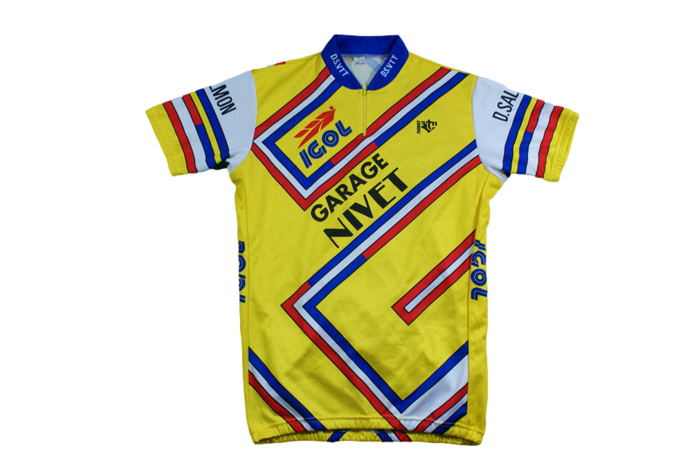 Maillot cyclisme vintage Noret Igol Garage Nivet
