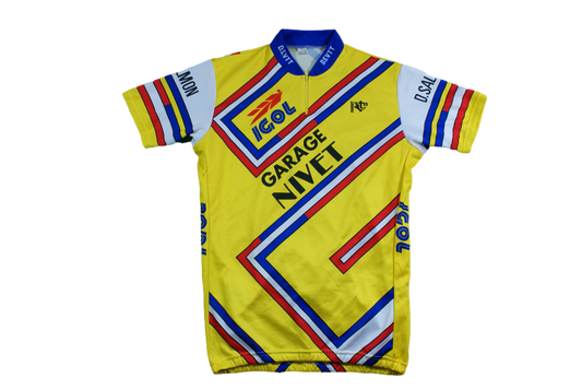 Maillot cyclisme vintage Noret Igol Garage Nivet