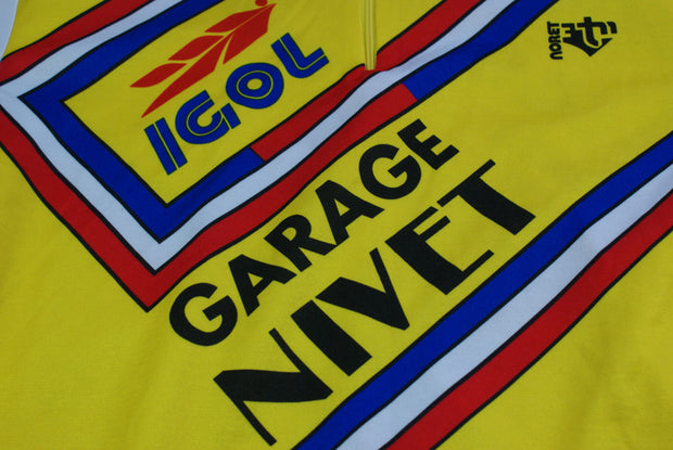 Maillot cyclisme vintage Noret Igol Garage Nivet