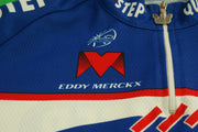 Maillot vélo rétro Vermarc Quick Step Eddy Merckx Innegertic UCI PRojob Peugeot