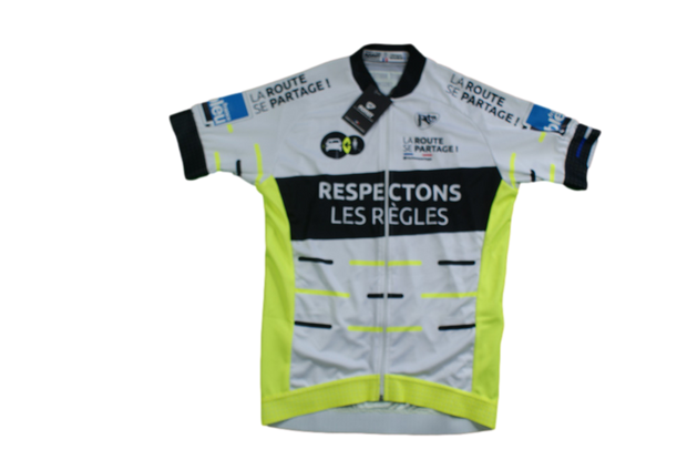 Maillot vélo rétro Noret Respectons les règles