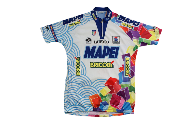 Maillot vélo vintage Sportful Bricobi Mapei Latexco Colnago 1997