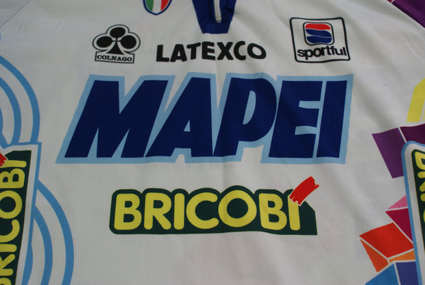 Maillot vélo vintage Sportful Bricobi Mapei Latexco Colnago 1997