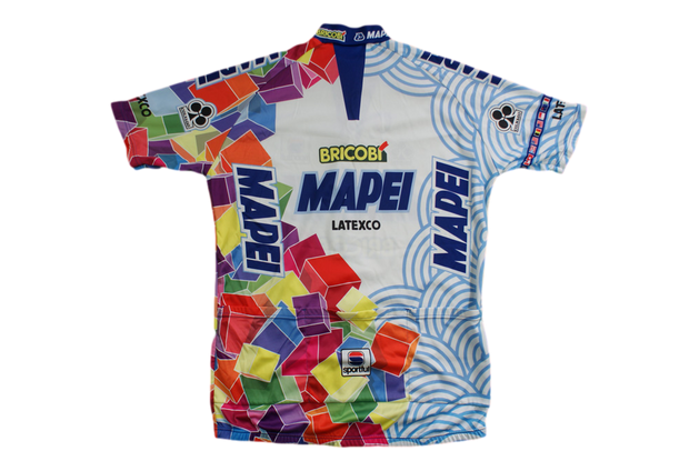 Maillot vélo vintage Sportful Bricobi Mapei Latexco Colnago 1997