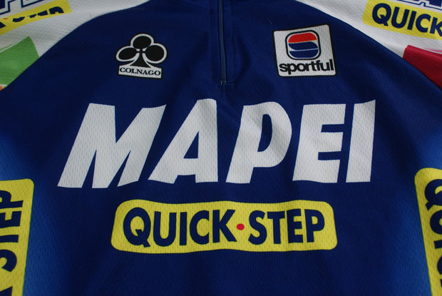 Maillot vélo rétro Sportful Mapei Quick Step Colnago