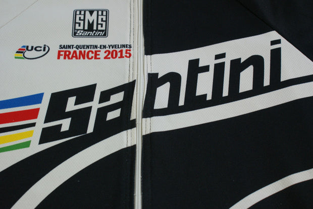 Maillot vélo rétro Santini Saint-Quentin-en-Yvelines France 2015