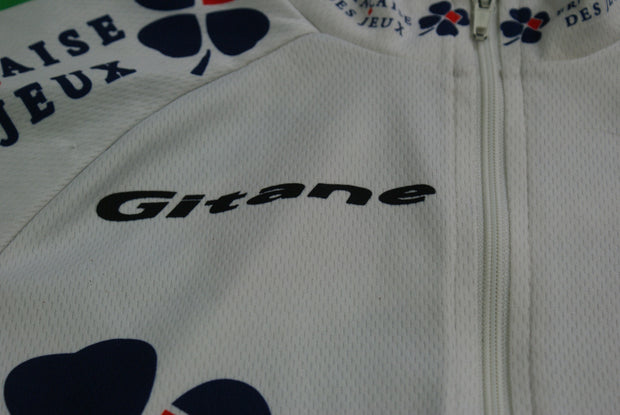 Maillot vélo rétro Sibille Française des jeux Le coq sportif Gitane