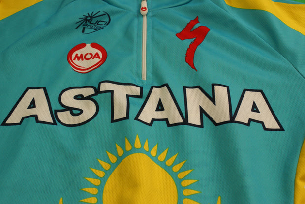 Maillot vélo rétro Moa Astana Specialized UCI Samruk