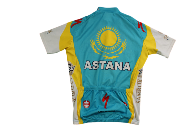 Maillot vélo rétro Moa Astana Specialized UCI Samruk