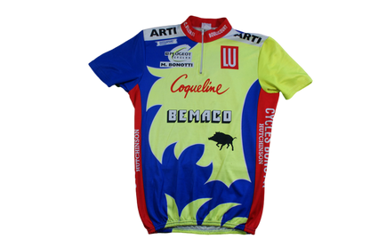 Maillot vélo rétro Lu Peugeot Bemaco