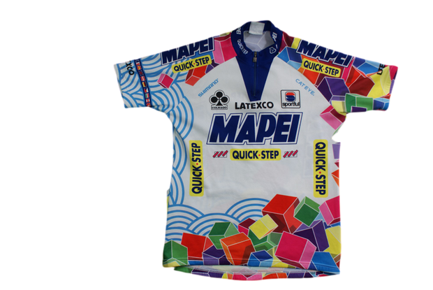 Maillot vélo rétro Sportful Mapei Quick Step Latexco Colnagp Shimano