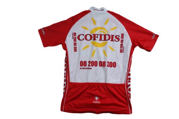 Maillot cyclisme rétro Nalini Cofidis UCI Look