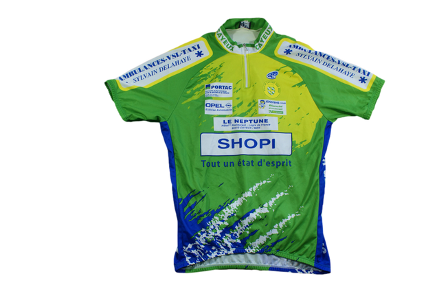 Maillot vélo rétro Poli Shopi