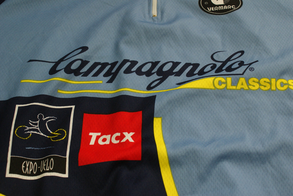 Maillot vélo rétro Vermarc Campagnolo Expo-Uelo Tacx Dynergum