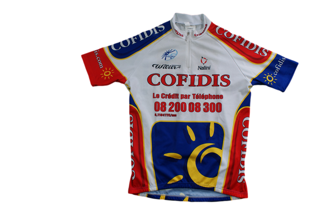 Maillot vélo rétro Nalini Cofidis UCI Wilier