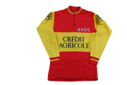 Maillot vélo rétro Crédit Agricole