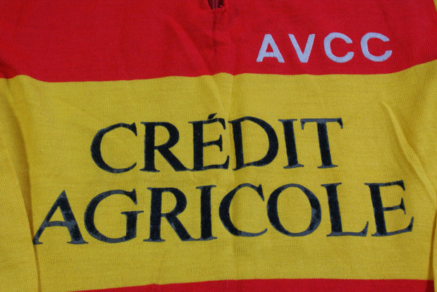 Maillot vélo rétro Crédit Agricole