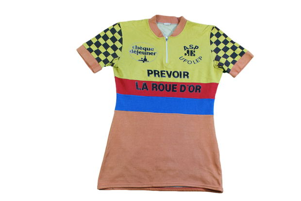 Maillot vélo vintage ASP Chèque déjeuner