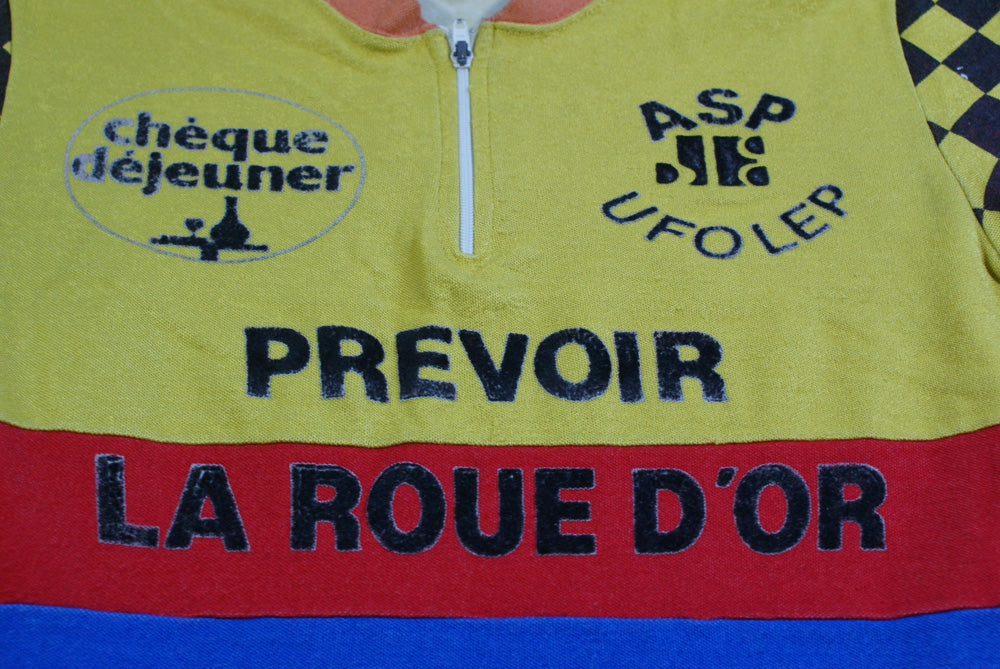 Maillot vélo vintage ASP Chèque déjeuner