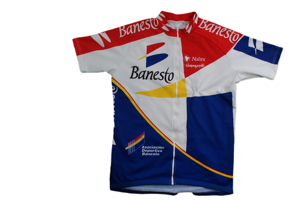 Veste Vélo Vintage Nalini Banesto - Équipe Cycliste - Taille M - Multicolore