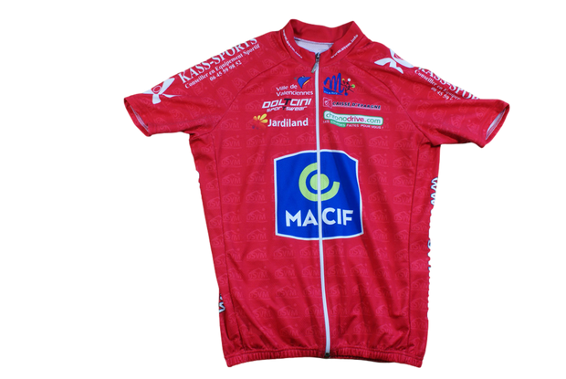 Maillot vélo rétro Doltcini Caisse d'Epargne Valenciennes Macif