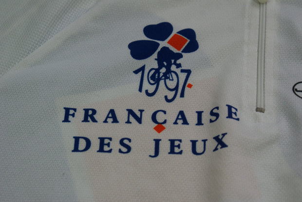 Maillot vélo rétro Moa Française des jeux Lapierre Protour 1997