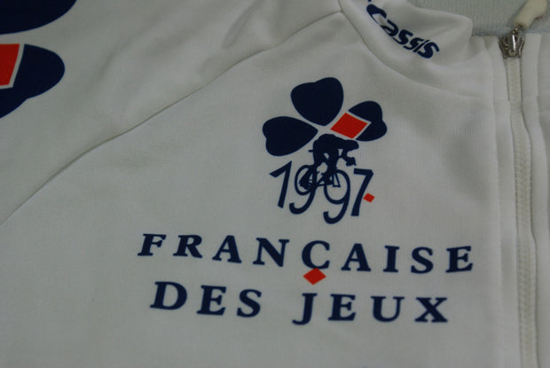 Veste vélo rétro Moa Française des jeux Lapierre Saab Véti Intermarché 1997