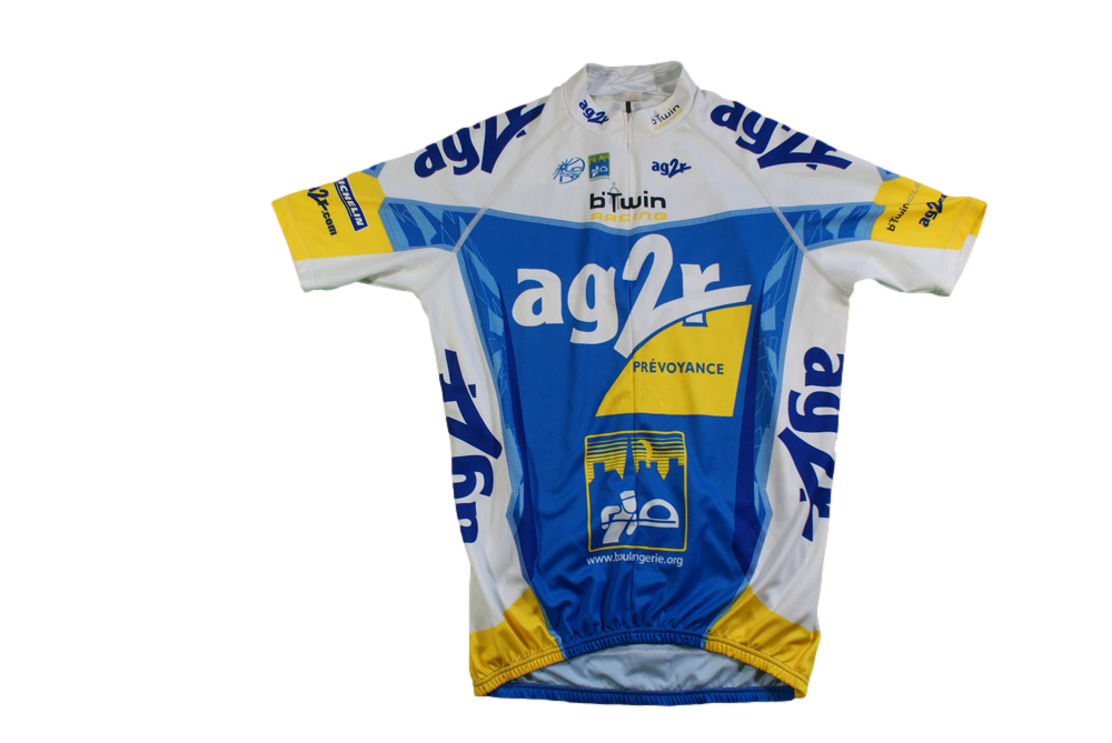 Maillot cyclisme vintage Decathlon UCI b'Twin AG2R