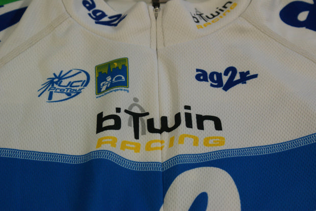 Maillot cyclisme vintage Decathlon UCI b'Twin AG2R