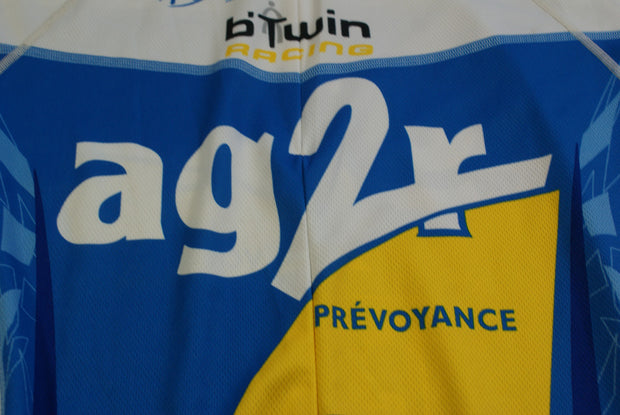 Maillot cyclisme vintage Decathlon UCI b'Twin AG2R