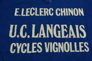 Maillot vélo rétro E.Leclerc Cycles Vignolles