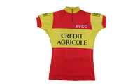 Maillot vélo rétro Crédit Agricole AVCC