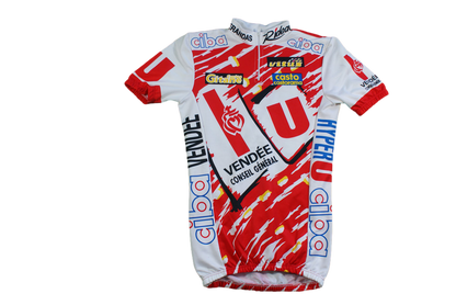 Maillot cyclisme vintage Super U Gitane Castorama