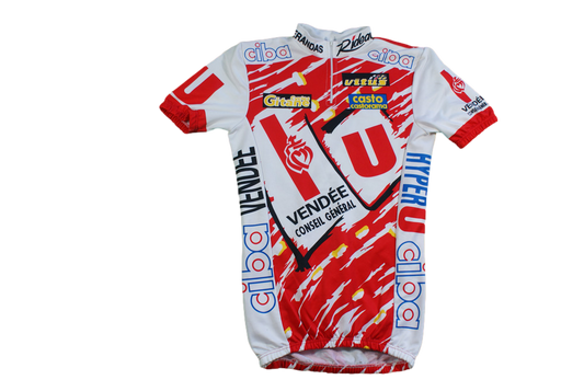 Maillot cyclisme vintage Super U Gitane Castorama