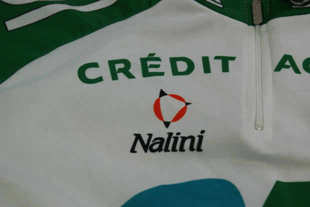 Maillot vélo rétro Nalini Crédit Agricole Look