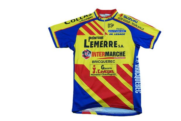 Maillot vélo rétro Noret Intermarché Gitane