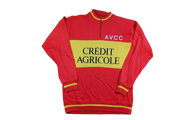 Maillot vélo rétro AVCC Crédit Agricole