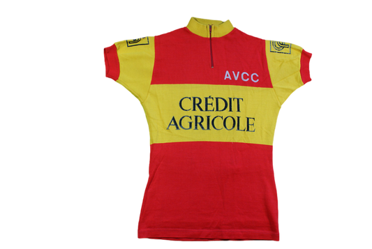 Maillot vélo vintage Crédit Agricole AVCC