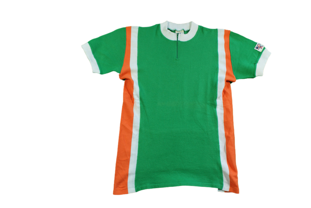 Maillot vélo rétro Kopa vert