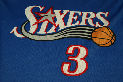 Maillot basket rétro Sixers Philadelphie N°3 Iverson NBA