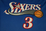 Maillot basket rétro Sixers Philadelphie N°3 Iverson NBA