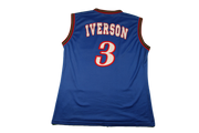 Maillot basket rétro Sixers Philadelphie N°3 Iverson NBA